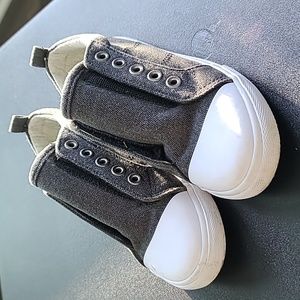 Cat and Jack slip on velcro shoes